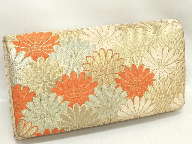 平和屋着物▼和装小物 和装バッグまとめて4点 ハンドバッグ クラッチ 佐賀錦 切嵌吉祥文 切嵌花鳥文 鶴 菊 金銀糸 逸品 DABI0495xg