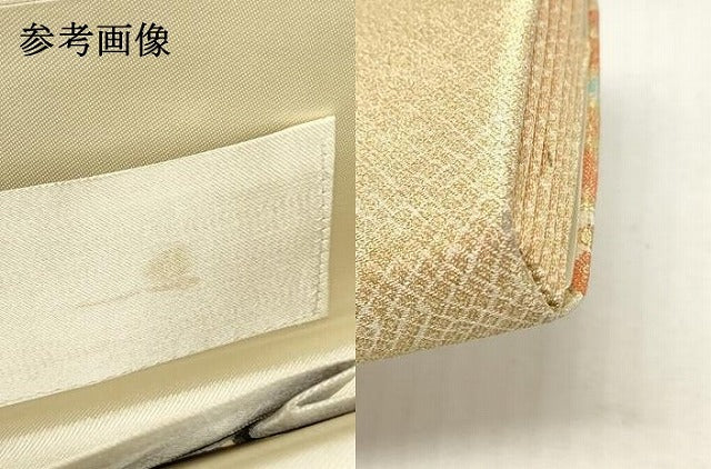 平和屋着物▼和装小物　和装バッグまとめて4点　ハンドバッグ　クラッチ　佐賀錦　亀甲花文　枝松花文　金糸　逸品　DABI0497xg