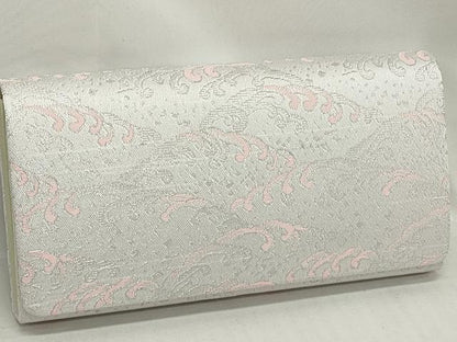 平和屋着物▼和装小物　和装バッグまとめて4点　ハンドバッグ　クラッチ　佐賀錦　紗綾形　青海波　立波文　金銀糸　逸品　DABI0499xg