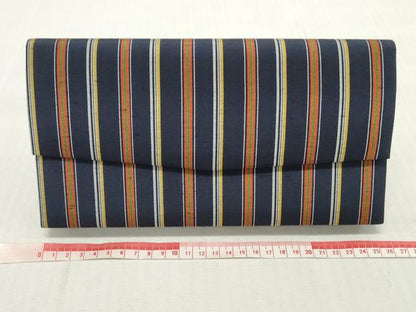 平和屋着物▼和装小物　和装バッグまとめて4点　ハンドバッグ　佐賀錦　飛鶴文　吉祥地紙重ね枝松花文　縞　金銀糸　逸品　DABI0500xg