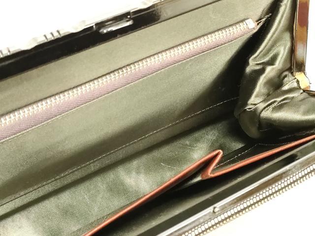 平和屋着物▼和装小物　和装バッグまとめて4点　ハンドバッグ　クラッチ　黄八丈　絣柄　逸品　DABI0504xg