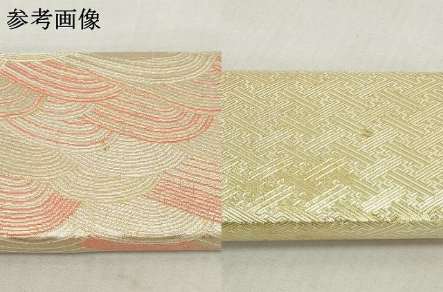 平和屋着物▼和装小物　和装バッグまとめて4点　ハンドバッグ　佐賀錦　流水草花文　紗綾形　立波文　金糸　逸品　DABI0516xg