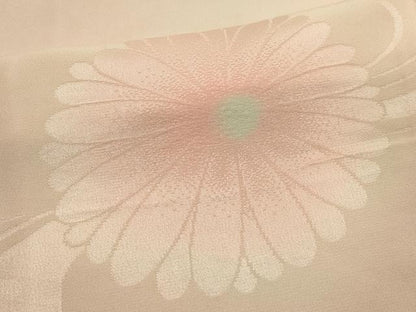 平和屋着物■振袖用長襦袢　無双仕立て　流水花文　暈し染め　正絹　逸品　DABI0524cd