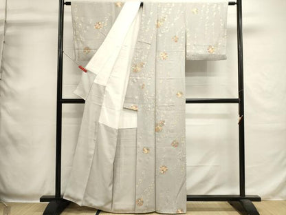 平和屋着物■上質な小紋　花丸文　金彩　正絹　逸品　DABI0530cd