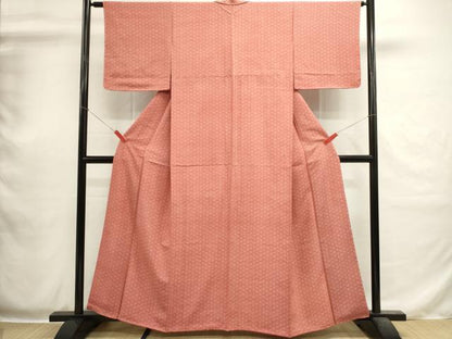 平和屋着物■江戸小紋　青海波　正絹　逸品　未使用　DABI0531cd