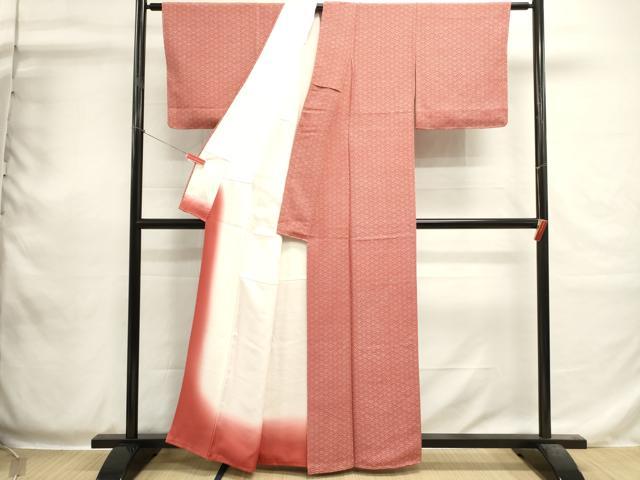 平和屋着物■江戸小紋　青海波　正絹　逸品　未使用　DABI0531cd
