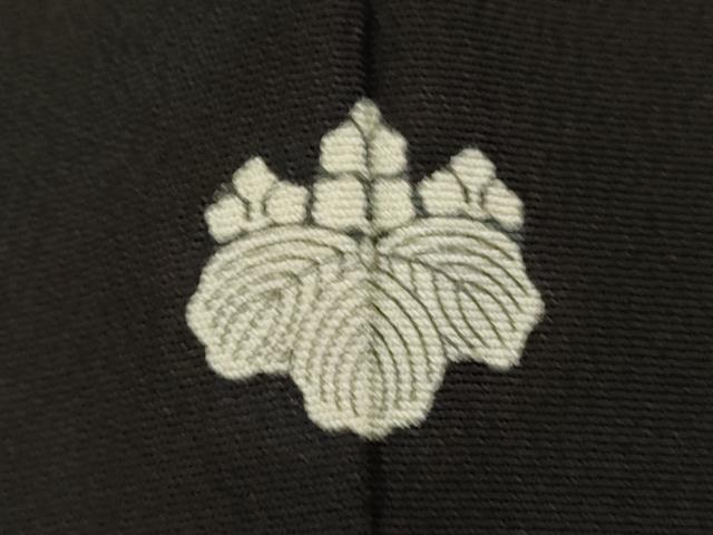 平和屋着物■豪華黒留袖　駒刺繍　飛鶴花文　金彩　正絹　逸品　DABI0537cd