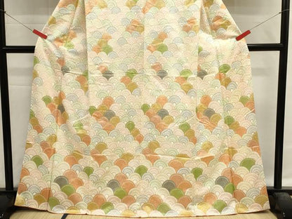 平和屋着物■訪問着　青海波　正絹　逸品　DABI0538cd