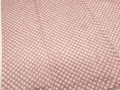 平和屋着物■上質な小紋　総絞り　鹿の子文　正絹　逸品　DABI0539cd