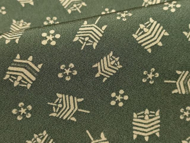 平和屋着物■上質な小紋　糸巻花文　正絹　逸品　DABI0546cd