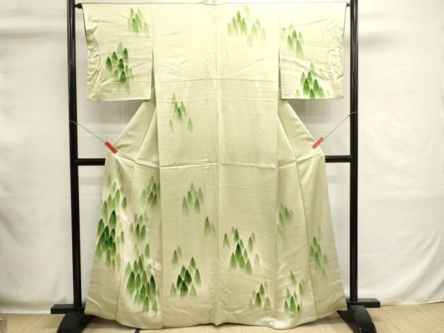 平和屋着物■訪問着　樹林文　暈し染め　大丸扱い　正絹　逸品　DABI0560cd