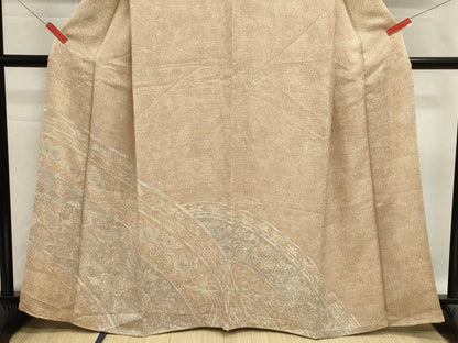 平和屋着物■訪問着　花蝶文　正絹　逸品　DABI0562cd