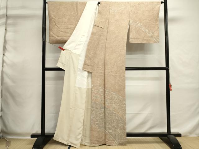 平和屋着物■訪問着　花蝶文　正絹　逸品　DABI0562cd