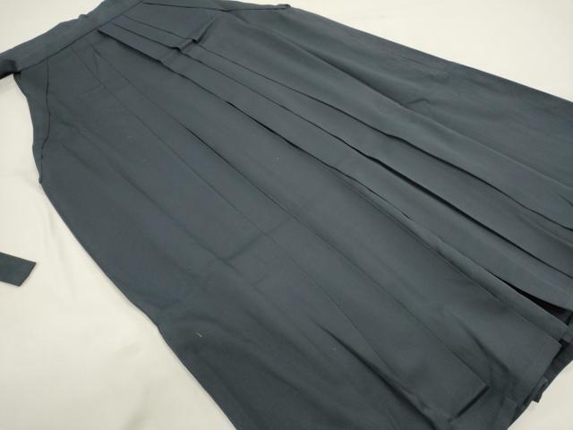 平和屋着物▼女性　行灯袴　藍鉄色　洗える着物　DABI0568cd
