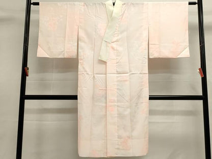 平和屋着物■長襦袢　無双仕立て　枝花文　暈し染め　洗える着物　DABI0579cd
