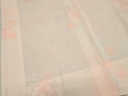 平和屋着物■長襦袢　無双仕立て　枝花文　暈し染め　洗える着物　DABI0579cd