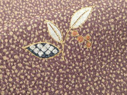平和屋着物■上質な小紋　南天文　暈し染め　金彩　正絹　逸品　DABI0589cd