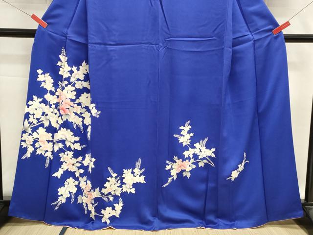 平和屋着物■訪問着　枝花文　正絹　逸品　DABI0593cd