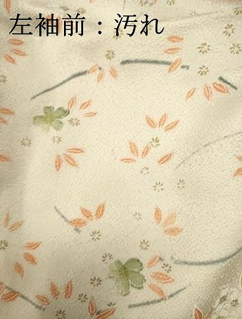 平和屋着物■上質な小紋　草花文　金彩　正絹　逸品　未使用　DABI0595cd