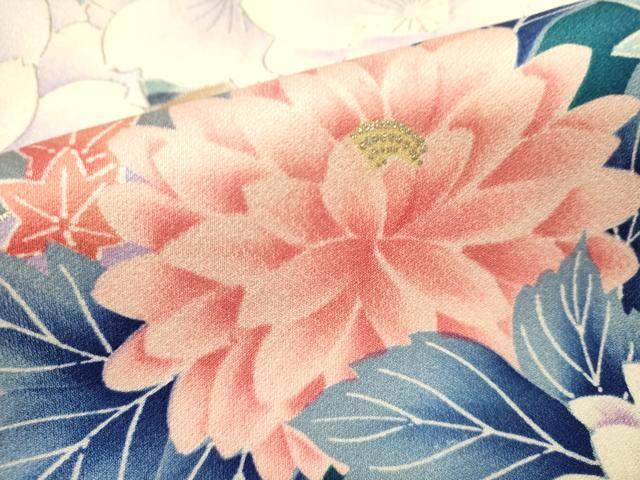平和屋着物■豪華振袖　地紙花文　牡丹　暈し染め　金彩　正絹　逸品　DABI0608cd