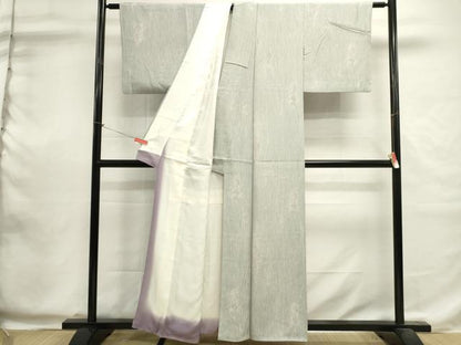 平和屋着物■上質な小紋　抽象文様　暈し染め　正絹　逸品　DABI0610cd