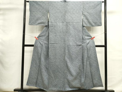 平和屋着物■大変加工の良い総絞り小紋　正絹　逸品　DABI0616cd