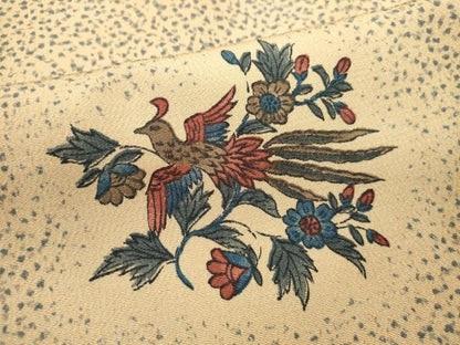 平和屋着物■上質な小紋　鳳凰花文　正絹　逸品　DABI0617cd