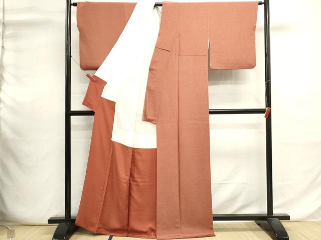 平和屋着物■江戸小紋　鮫小紋柄　鬼しぼ縮緬　正絹　逸品　DABI0621cd