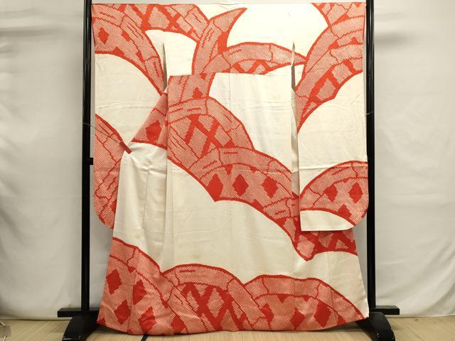 平和屋着物■豪華振袖　絞り　籬文様　正絹　逸品　DABI0654cd