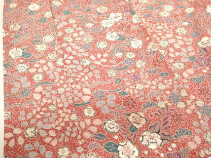 平和屋着物■上質な小紋　辻が花　金彩　正絹　逸品　DABI0683cd