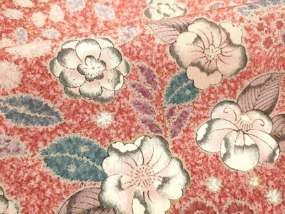 平和屋着物■上質な小紋　辻が花　金彩　正絹　逸品　DABI0683cd