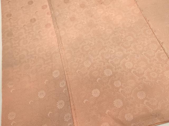 平和屋着物■上質な小紋　雪輪青海波花地紋　暈し染め　正絹　逸品　DABI0689cd