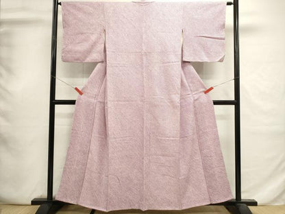 平和屋着物■大変加工の良い総絞り小紋　正絹　逸品　DABI0692cd
