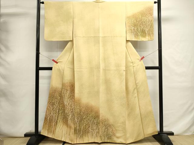 平和屋着物■訪問着　風景文　暈し染め　正絹　逸品　DABI0698cd