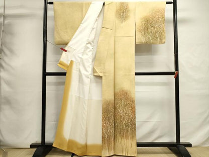 平和屋着物■訪問着　風景文　暈し染め　正絹　逸品　DABI0698cd