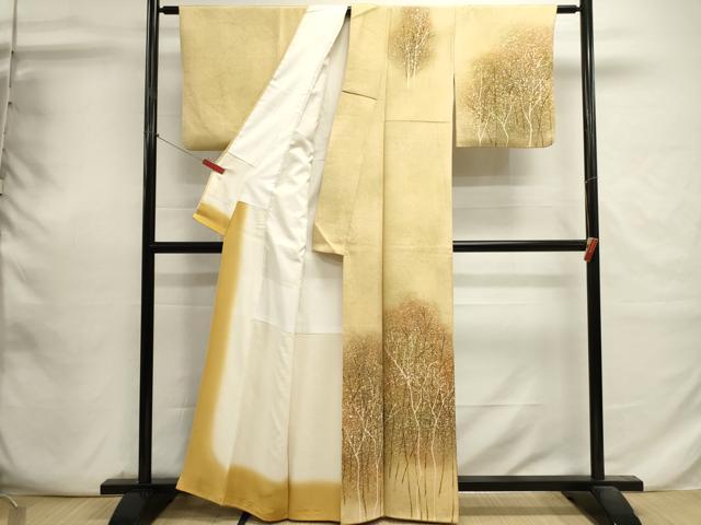 平和屋着物■訪問着　風景文　暈し染め　正絹　逸品　DABI0698cd