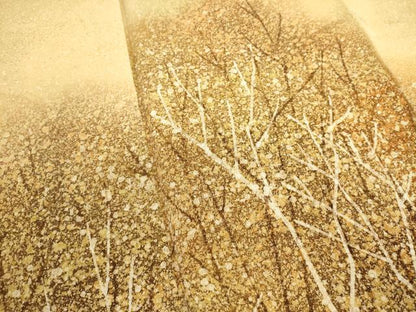 平和屋着物■訪問着　風景文　暈し染め　正絹　逸品　DABI0698cd