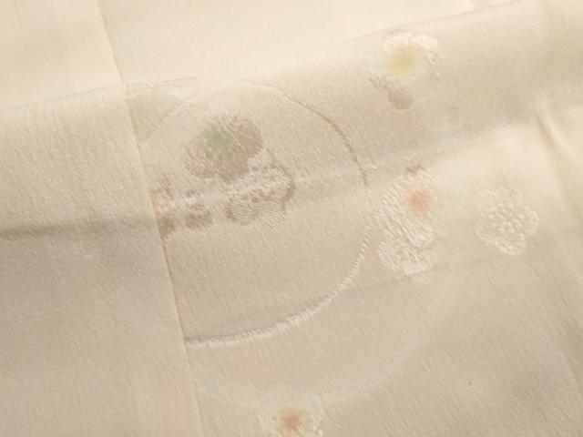 平和屋着物■長襦袢　無双仕立て　舞梅文　暈し染め　正絹　逸品　DABI0700cd