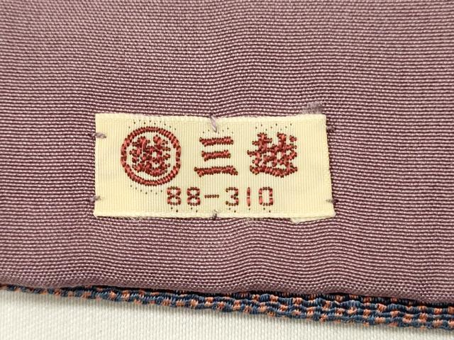 平和屋着物■江戸小紋　鮫小紋柄　鬼しぼ縮緬　三越扱い　正絹　逸品　DABI0711cd