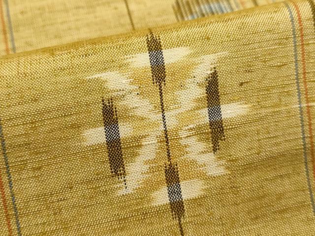 平和屋着物■上質な紬　抽象文様　正絹　逸品　DABI0712cd