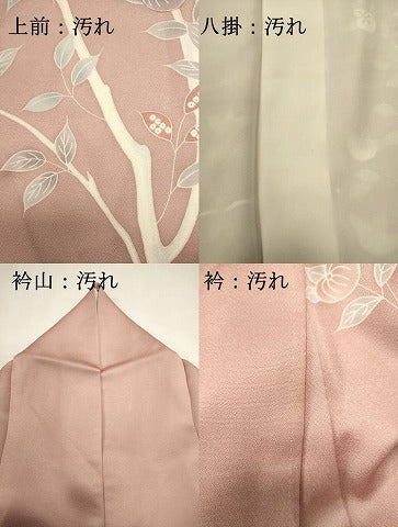 平和屋着物■訪問着　駒刺繍　枝花文　正絹　逸品　DABI0741cd