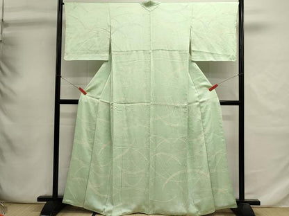 平和屋着物■上質な小紋　絞り　芝文　正絹　逸品　DABI0743cd