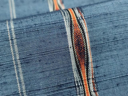 平和屋着物■上質な紬　立涌間道　暈し染め　正絹　逸品　DABI0756cd