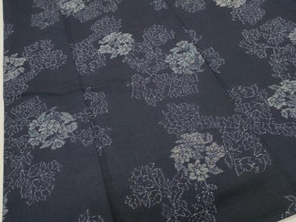 平和屋着物■上質な紬　舞花文　正絹　逸品　DABI0757cd