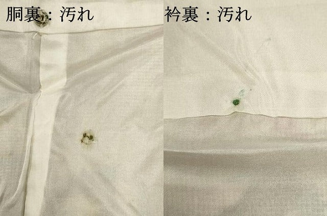 平和屋着物■上質な紬　草葉文　正絹　逸品　DABI0758cd