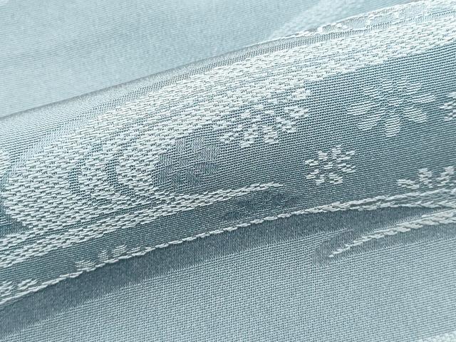 平和屋着物■上質な小紋　流水花文　正絹　逸品　DABI0762cd