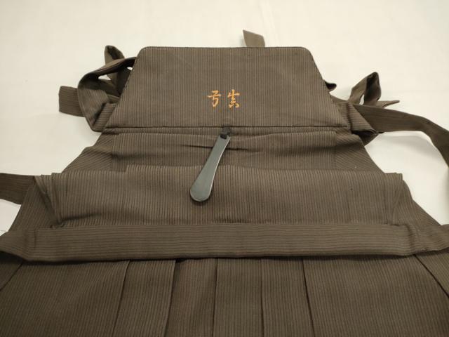 平和屋着物●男性　行灯袴　間道　正絹　逸品　DABI0794cd