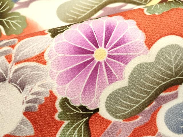 平和屋着物■豪華振袖　草花松文　山車　暈し染め　金彩　正絹　逸品　DABI0800cd