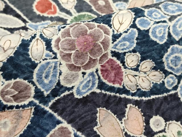 平和屋着物■訪問着　辻が花　金彩　正絹　逸品　DABI0805cd
