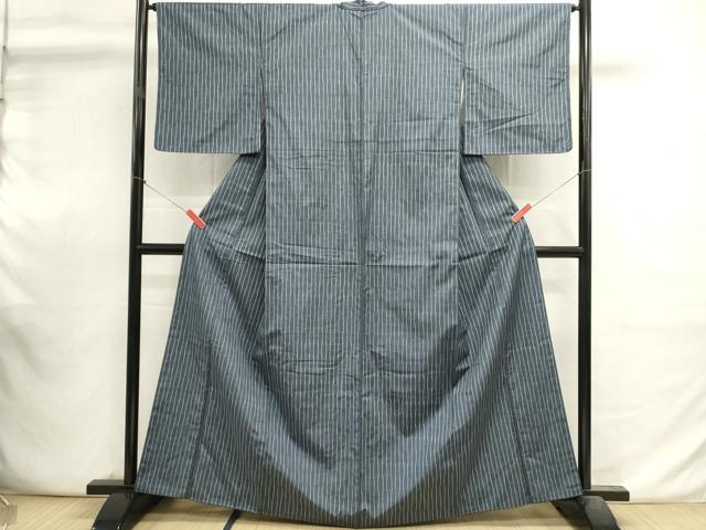 平和屋着物■上質な紬　間道　正絹　逸品　DABI0806cd